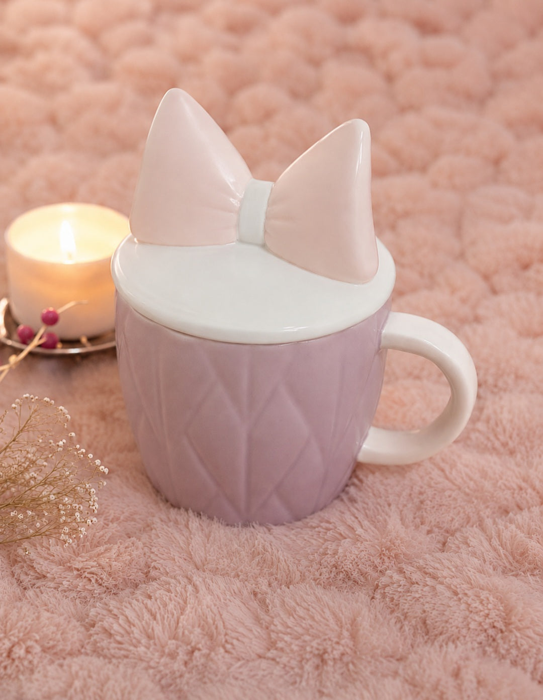 Blush Bow Mug 🎀