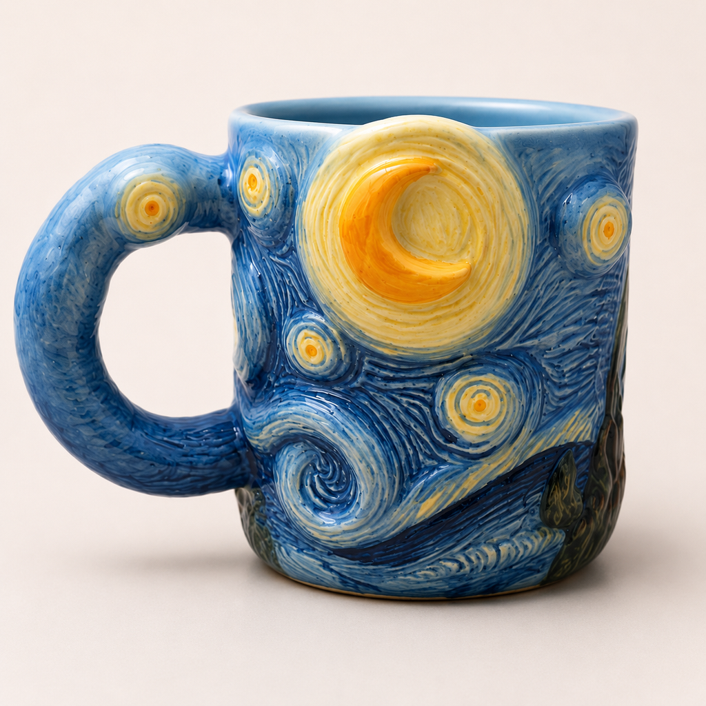 Starry night mug 🌟🌃