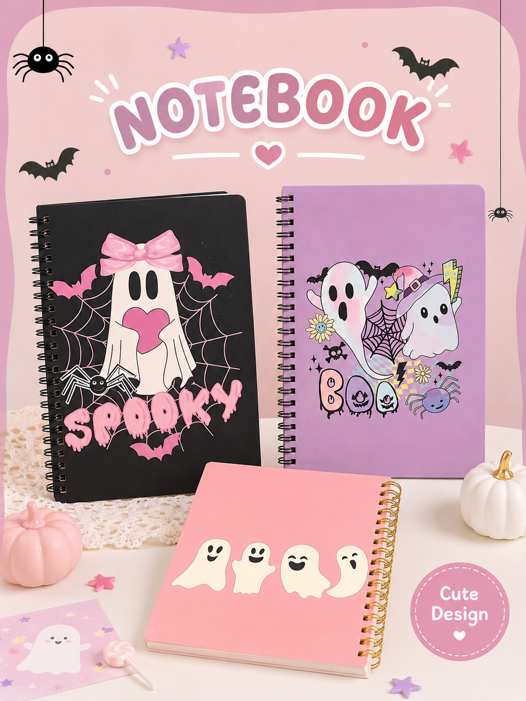 Boo!! Notebooks 📓 👻 🎀